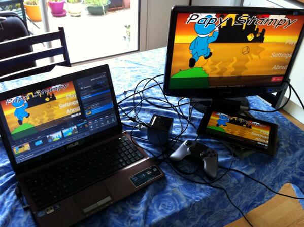 Working on the trailer of #PapyStampy ! #gamedev #…