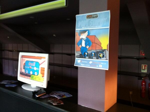 #PapyStampy ready for action at the #stunfest2014…